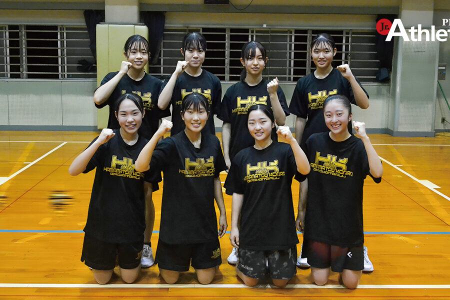 高校 女子バスケ部ユニフォーム上下 一戦一戦を大切にして今後の糧にしていく。／浜松湖南高校 女子