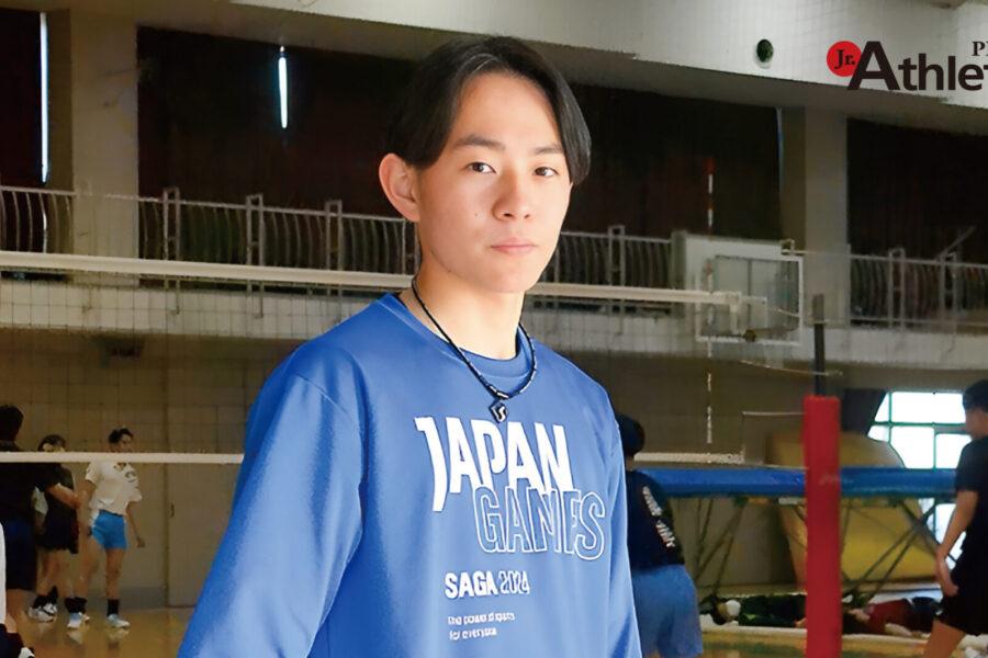 見ていて楽しいバレーで全国ベスト4以上を狙う。／關屋幸馬（浜松修